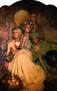 unknow artist, Arab or Arabic people and life. Orientalism oil paintings  543